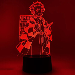 Lampe de table LED Tanjiro Otaku 16 couleurs télécommande USB-C
