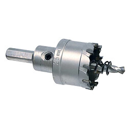 Hanger 150519 Trépan monobloc carbure 70 mm avec éjection par ressort, queue hexagonale