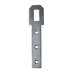 Mermier M-301103 Agrafe volet provençal zingué 140 x 20 mm trou rectangulaire