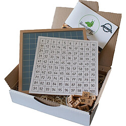 MaMontessoriBox Tableau de 100 Montessori