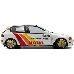 Solido SOOS1810404 Civic EG6 1992 Mugen Racing 1:18 modèle réduit métal blanc édition limitée
