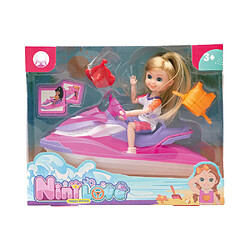 WDK Playset Bateau & Jet Ski Poupée - Modèle aléatoire
