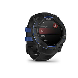 Acheter Garmin Instinct 3 50mm AMOLED schwarz/bolt blue (010-03020-03)