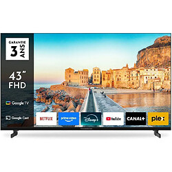 Thomson 43FG2S15 Téléviseur 43 pouces Full HD LED Google TV 3xHDMI Wi-Fi