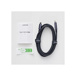 Avis UGreen Câble USB-C vers USB-C 1 m 100W PD 3.0 tressé gunmetal