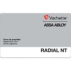 Vachette V136 RADIAL NT Verrou surface double entrée cylindre 45 mm