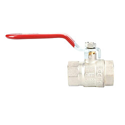 GARIS V01FF26 Vanne à bille 3/4" femelle-femelle poignée rouge