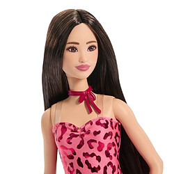 Avis Barbie Fashionistas Poupée 246 avec Robe à Imprimé Léopard Rose et Accessoires