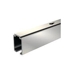Mantion SAF120 Rail coulissant aluminium anodisé rectangulaire 300 mm
