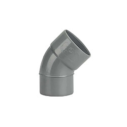 Wavin 3025820 Coude PVC 45° Ø75 D75 Mâle-Femelle