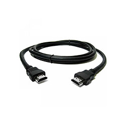 Electraline 500400 Cordon HDMI 2 m Standard A mâle–mâle noir