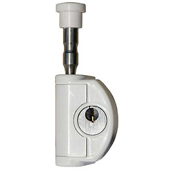 Abus FTR42 W Serrure à tige pour fenêtres coulissantes blanche