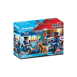 Playmobil® 6878 Poste de contrôle de police 48 pièces City Action