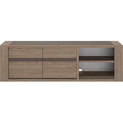 Avis Meuble TV MARCEAU ? Finition chêne roseau ? 190 × 48 × 57 cm ? GAMI
