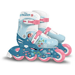 La Reine Des Neiges Patins 2-en-1 ajustables taille 27-30 motif Frozen bleu clair pas cher
