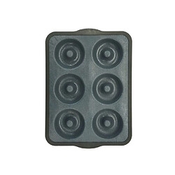 Moule à 6 donuts - ZENKER - 36 x 26 cm - Silicone renforcé de fibres de verre - Noir