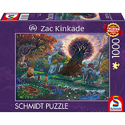 Schmidt Spiele Zac Kinkade The Garden of Eden Puzzle 1000 pièces