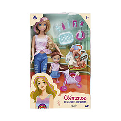 WDK A2601128 Clémence Ensemble de poupées et animaux d'accompagnement