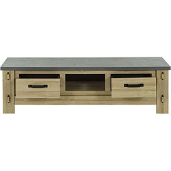 Acheter Meuble TV BROCELIANDE ? Finition chêne clair ? 172 × 50 × 49 cm ? GAMI