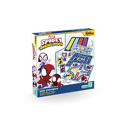 Waddingtons Spidey Multi-Jeux 4-en-1 Compendium de jeux de société – 4 plateaux, cartes et dés