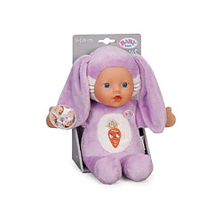 Baby Born Poupée douce 26 cm lapin avec poches pour doigts et capuche