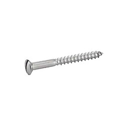 Acton 623013X16 Vis bois 3x16 mm tête fraisée bombée fendue Inox A2 7600 pcs