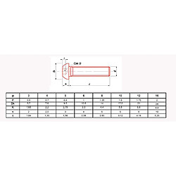 ULTIMA VISSER FIXER COLLER Vis Métaux Tête Bombée À Embase ISO 7380 Classe 10.9 Zingué