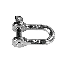 Chaubeyre Manille droite 16 mm tige amovible acier zingué