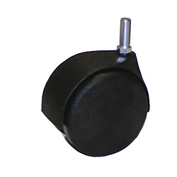 AVL 595020 Roulette double fixe 40 mm tige filetée M8