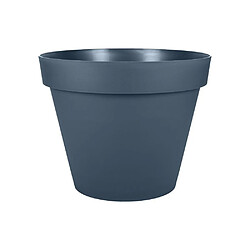 EDA Plastiques 013614 B.JE SX3 Pot rond 60 cm Ø60 76 L bleu jean EDA Toscane Pot rond Ø60 cm 76 L Bleu jean - Plastique intérieur/extérieur, traité anti-UV, résistant au gel, Made in France