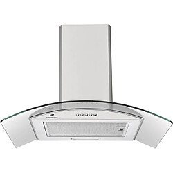 Continental Edison CEH60GS2 Hotte décorative murale 60 cm Inox/Verre
