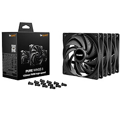 Be Quiet! ! PURE WINGS 3 120mm PWM HS 3-Pack (BL140)