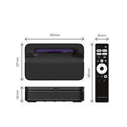 Projecteur portable à ultra-courte focale et laser - SIRIUSPG55B - THOMSON pas cher