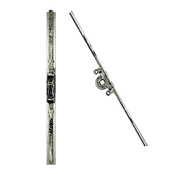 Ferco Crémone OB F15 DF/DV 2030 mm cote D 800 mm carré 7 mm FERCO Crémone OB F15 DF/DV ajustable 2030 mm, cote D 800 mm, 2 galets, fouillot 15 mm, carré 7 mm, têtière 16x2,5 mm