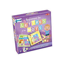 TACTIC TA58327 Jeu éducatif Apprenons les Lettres et les Mots - 4 mini-jeux violet 4+ ans