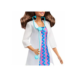 Barbie MATJKF76 Poupée mannequin Docteur avec stéthoscope et tenue amovible pas cher