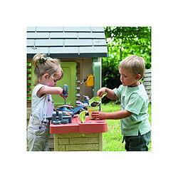 Smoby Life Nature Maisonnette avec atelier et 39 accessoires 2+ pas cher