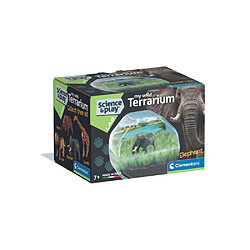 Clementoni Mini Terrarium Éléphant kit éducatif 7+ terrarium octogonal transparent