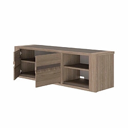 Meuble TV MARCEAU ? Finition chêne roseau ? 190 × 48 × 57 cm ? GAMI pas cher