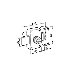 Avis Bricard BLOCTOUT 520040 Verrou à bouton 130 mm bronze