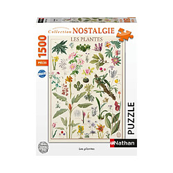 Nathan 12000931 Puzzle 1500 pièces Les Plantes - 80 x 60 cm
