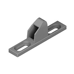 La Croisee Ds DS2117D 007 Gâche aluminium pour portes coulissantes finition grise mate