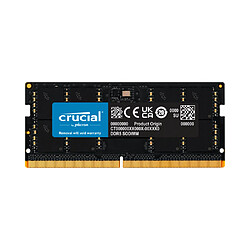 Crucial CT32G56C46S5T Mémoire SODIMM DDR5 32GB 5600 MT/s CL46 1.1V