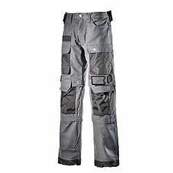 Diadora 702.158505.XL Pantalon de travail convertible 3-en-1 gris clair XL