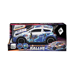 WDK A2601130 Voiture de rallye friction 23 cm vert/blanc sons & lumières