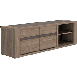 Meuble TV MARCEAU ? Coloris Chene Reed ? 190 × 48 × 57 cm ? GAMI