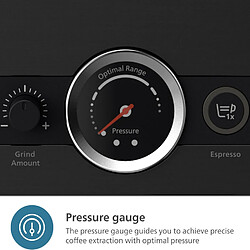 Machine expresso Philips Barista Brew PSA3218/10 – avec broyeur, noire pas cher