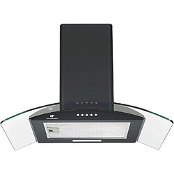Continental Edison CEH60GB2 Hotte murale décorative 60 cm verre noir