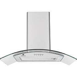 Continental Edison CEH60GS2 Hotte décorative murale 60 cm Inox/Verre