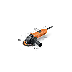 Fein CG 13-125V Meuleuse d'angle filaire 125 mm 1300 W